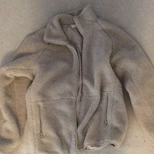 Light brown fluffy jacket